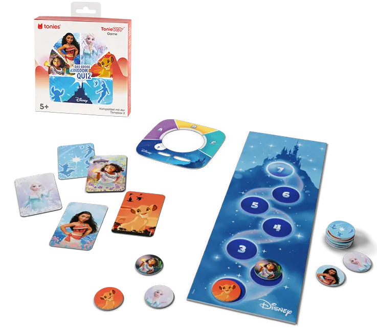 TONIES Disney: Das Große Kingdom Quiz - Tonieplay Game M 3 TONIES Disney: Das Große Kingdom Quiz - Tonieplay Game M
