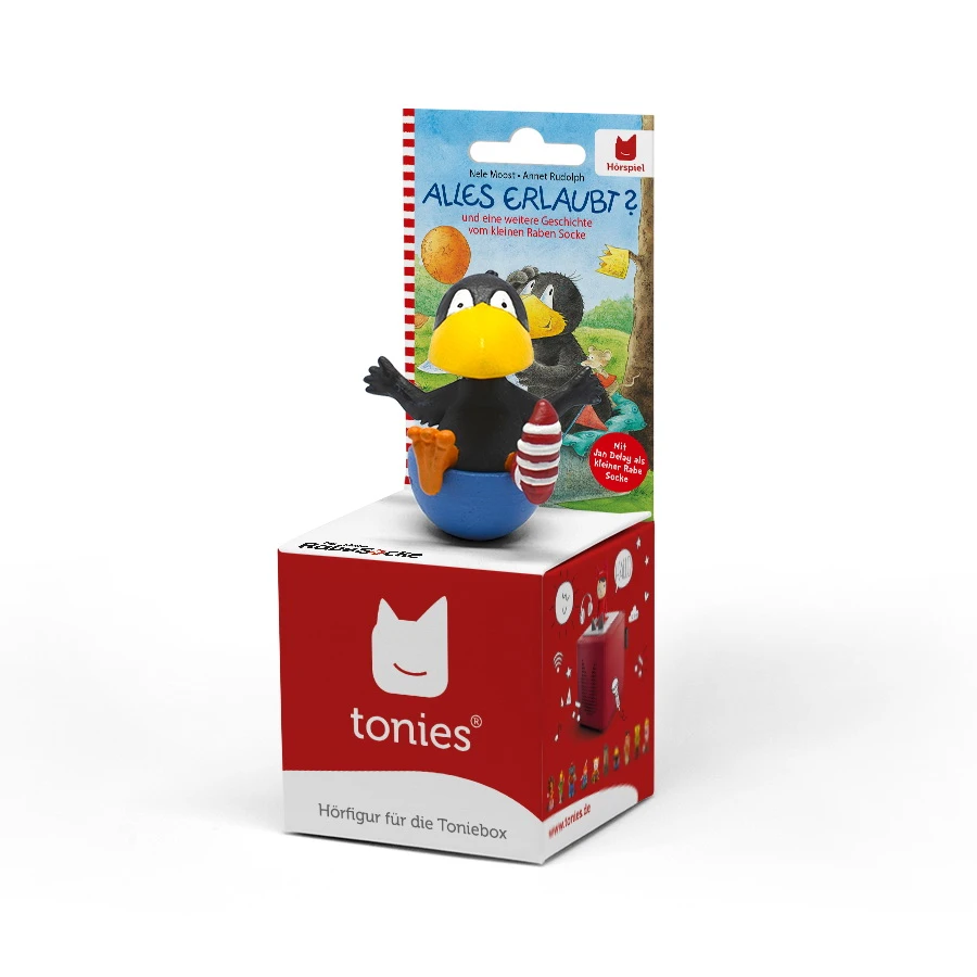 Tonies - Rabe Socke - Alles Erlaubt? - Hörfigur - Hörspiel 3 Tonies - Rabe Socke - Alles Erlaubt? - Hörfigur - Hörspiel